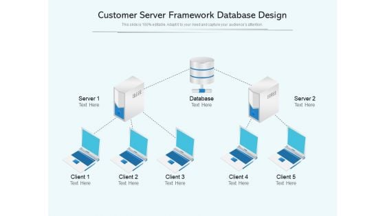 Customer Server Framework Database Design Ppt PowerPoint Presentation Gallery Deck PDF
