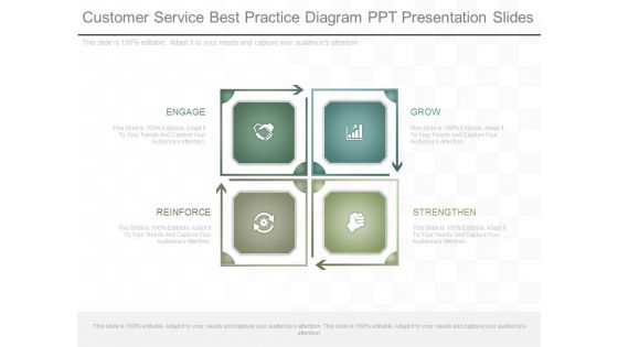 Customer Service Best Practice Diagram Ppt Presentation Slides