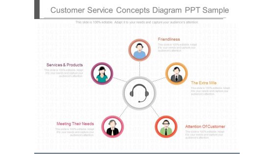 Customer Service Concepts Diagram Ppt Sample