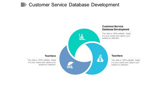 Customer Service Database Development Ppt PowerPoint Presentation Ideas Graphics Cpb Pdf