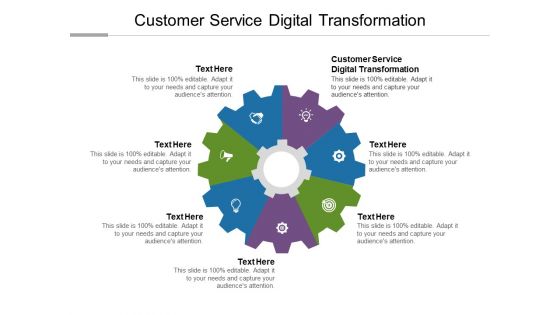 Customer Service Digital Transformation Ppt PowerPoint Presentation Show Graphics Example Cpb