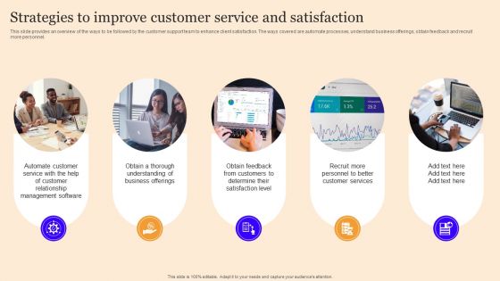 Customer Service Enhancement Techniques Strategies To Improve Customer Service Elements PDF