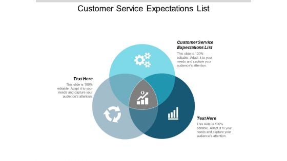 Customer Service Expectations List Ppt PowerPoint Presentation Ideas Pictures Cpb