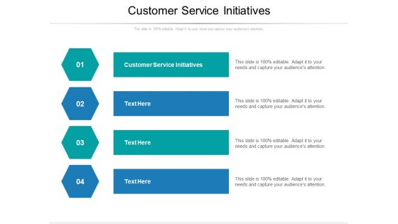 Customer Service Initiatives Ppt PowerPoint Presentation Inspiration Guide Cpb Pdf