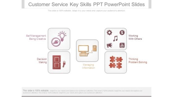 Customer Service Key Skills Ppt Powerpoint Slides