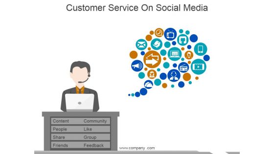 Customer Service On Social Media Ppt PowerPoint Presentation File Layout Ideas