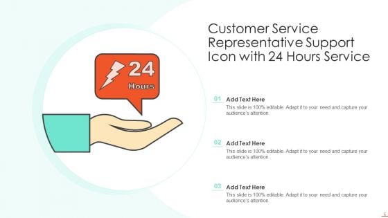 Customer Service Representative Icon Ppt PowerPoint Presentation Complete Deck With Slides