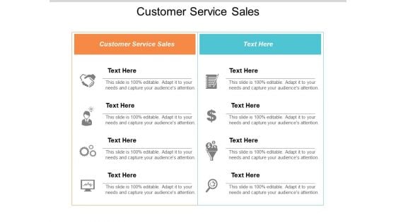 Customer Service Sales Ppt Powerpoint Presentation Slides Microsoft Cpb