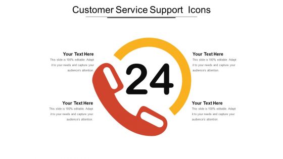 Customer Service Support Icons Ppt PowerPoint Presentation Outline Summary PDF