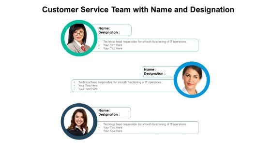 Customer Service Team With Name And Designation Ppt PowerPoint Presentation File Deck Customer Service Team With Name And Designation Ppt PowerPoint Presentation File Deck