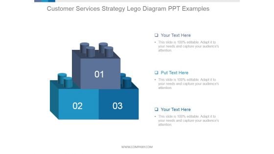 Customer Services Strategy Lego Diagram Ppt PowerPoint Presentation Example 2015