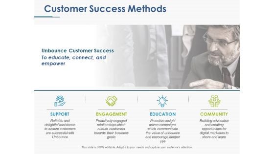 Customer Success Methods Ppt PowerPoint Presentation Model Graphics Download Customer Success Methods Ppt PowerPoint Presentation Model Graphics Download