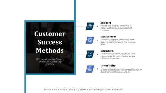 Customer Success Methods Ppt PowerPoint Presentation Portfolio Example Customer Success Methods Ppt PowerPoint Presentation Portfolio Example