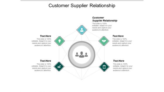Customer Supplier Relationship Ppt PowerPoint Presentation Ideas Tips Cpb