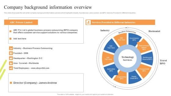 Customer Support Center Company Background Information Overview Rules PDF Customer Support Center Company Background Information Overview Rules PDF