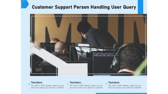 Customer Support Person Handling User Query Ppt PowerPoint Presentation Layouts Microsoft PDF Customer Support Person Handling User Query Ppt PowerPoint Presentation Layouts Microsoft PDF