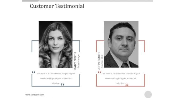 Customer Testimonial Ppt PowerPoint Presentation Design Ideas Customer Testimonial Ppt PowerPoint Presentation Design Ideas