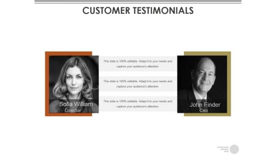 Customer Testimonials Ppt PowerPoint Presentation Ideas Inspiration