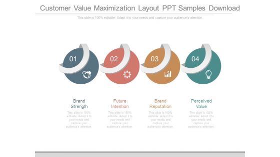 Customer Value Maximization Layout Ppt Samples Download