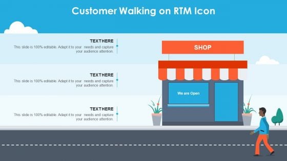 Customer Walking On RTM Icon Structure PDF