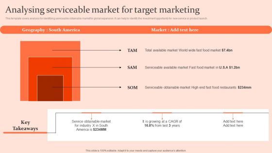 Customised Advertising Strategies Analysing Serviceable Market For Target Pictures PDF