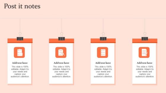 Customised Advertising Strategies Post It Notes Ppt PowerPoint Presentation File Visual Aids PDF