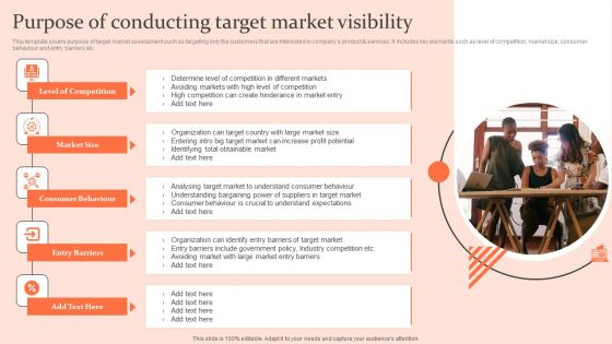 Customised Advertising Strategies Purpose Of Conducting Target Market Visibility Inspiration PDF