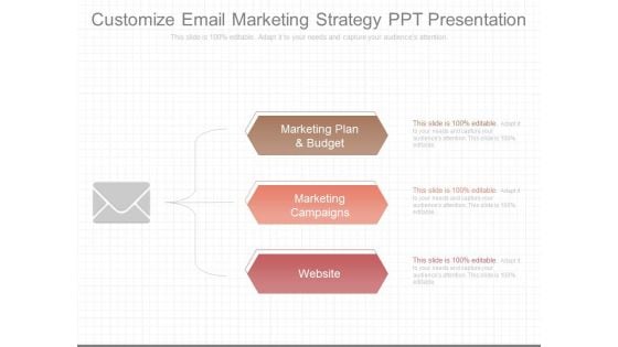 Customize Email Marketing Strategy Ppt Presentation