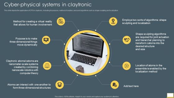 Cyber Intelligent Computing System Cyber Physical Systems In Claytronic Summary PDF