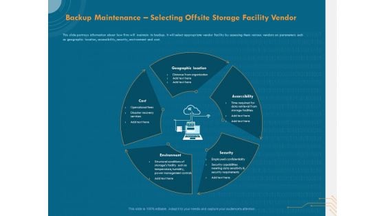 Cyber Security Implementation Framework Backup Maintenance Selecting Offsite Storage Facility Vendor Rules PDF