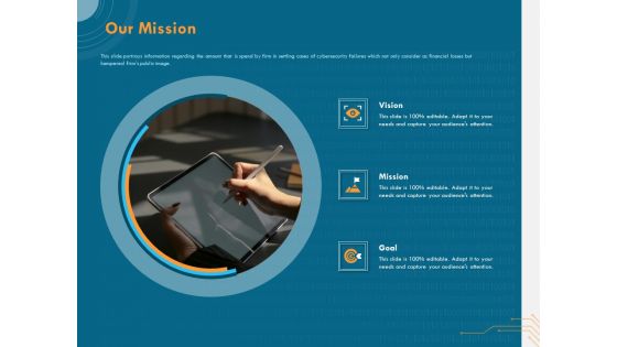 Cyber Security Implementation Framework Our Mission Ppt PowerPoint Presentation Inspiration Graphics Download PDF Cyber Security Implementation Framework Our Mission Ppt PowerPoint Presentation Inspiration Graphics Download PDF