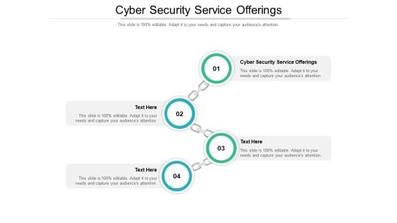 Cyber Security Service Offerings Ppt PowerPoint Presentation Icon Guide Cpb Pdf