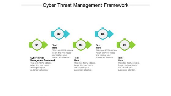 Cyber Threat Management Framework Ppt PowerPoint Presentation Portfolio Graphics Design Cpb Pdf