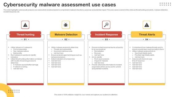 Cybersecurity Malware Assessment Use Cases Download PDF