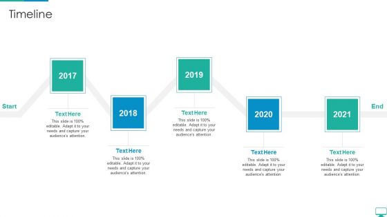 Cyberspace Simulation Platform Fundraising Elevator Timeline Icons PDF