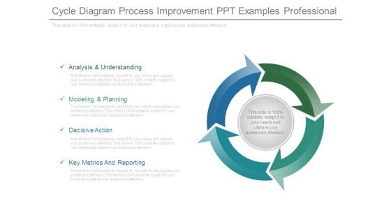 Cycle Diagram Process Improvement Ppt Examples Professional