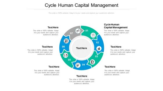 Cycle Human Capital Management Ppt PowerPoint Presentation Gallery Information Cpb