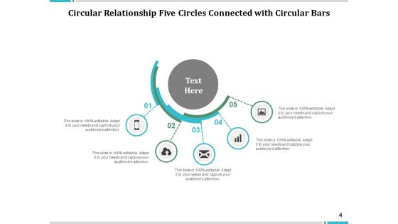 Cyclic Relationship Magnifying Network Ppt PowerPoint Presentation Complete Deck