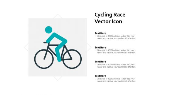 Cycling Race Vector Icon Ppt PowerPoint Presentation Professional Background