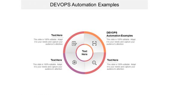 DEVOPS Automation Examples Ppt PowerPoint Presentation Icon Diagrams Cpb