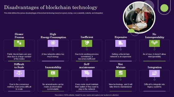 DLT Technology Disadvantages Of Blockchain Technology Rules PDF