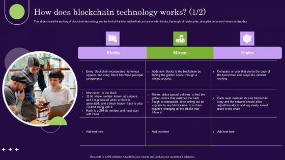 DLT Technology How Does Blockchain Technology Works Elements PDF