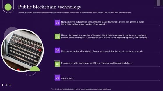 DLT Technology Public Blockchain Technology Ppt Styles Clipart PDF