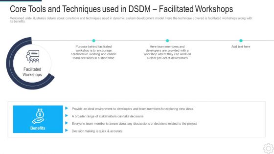DSDM IT Core Tools And Techniques Used In Dsdm Facilitated Workshops Guidelines PDF