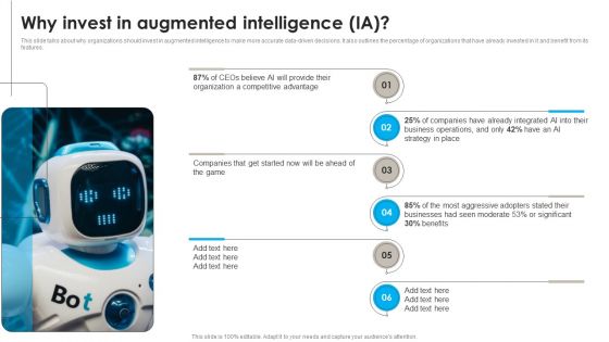 DSS Software Program Why Invest In Augmented Intelligence IA Clipart PDF