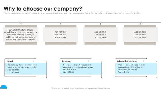 DSS Software Program Why To Choose Our Company Ppt PowerPoint Presentation Icon Pictures PDF