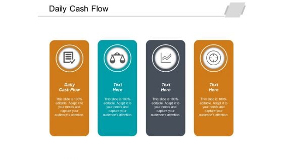 Daily Cash Flow Ppt PowerPoint Presentation Layouts Portfolio Cpb