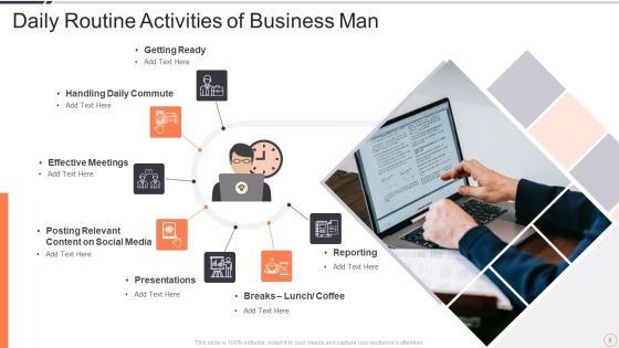 Daily Routine Activities Ppt PowerPoint Presentation Complete With Slides Slide08