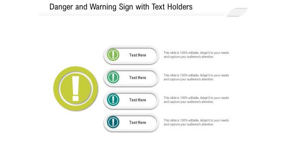 Danger And Warning Sign With Text Holders Ppt PowerPoint Presentation Gallery Graphics Download PDF Danger And Warning Sign With Text Holders Ppt PowerPoint Presentation Gallery Graphics Download PDF
