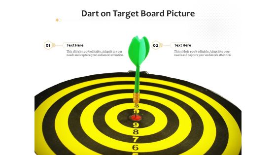 Dart On Target Board Picture Ppt PowerPoint Presentation Infographic Template Diagrams PDF